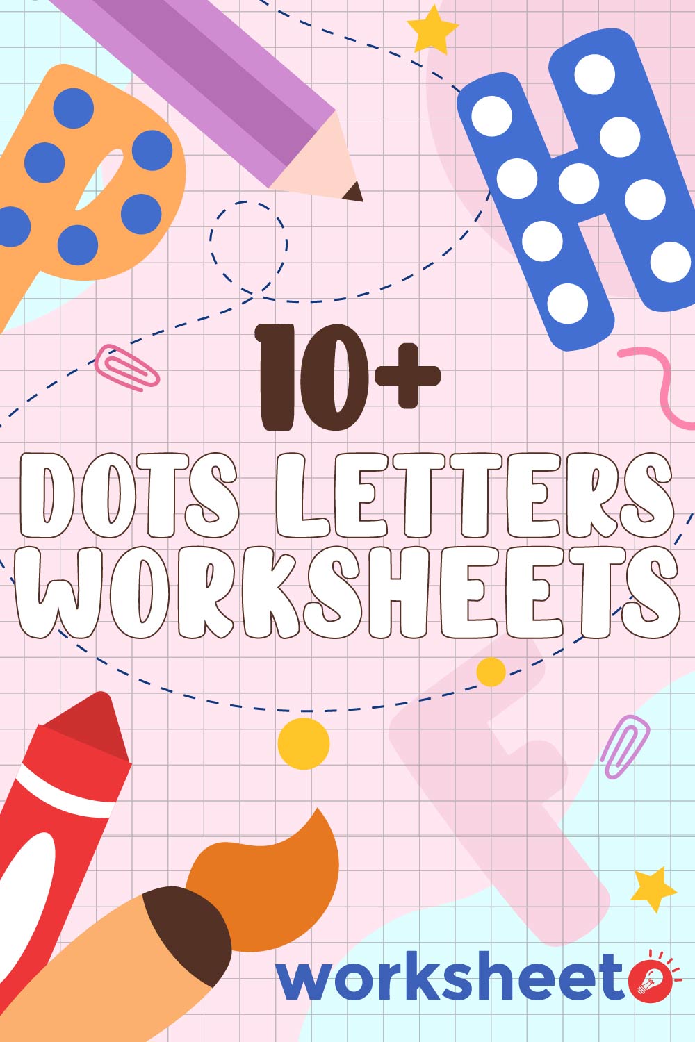 Dots Letters Worksheets