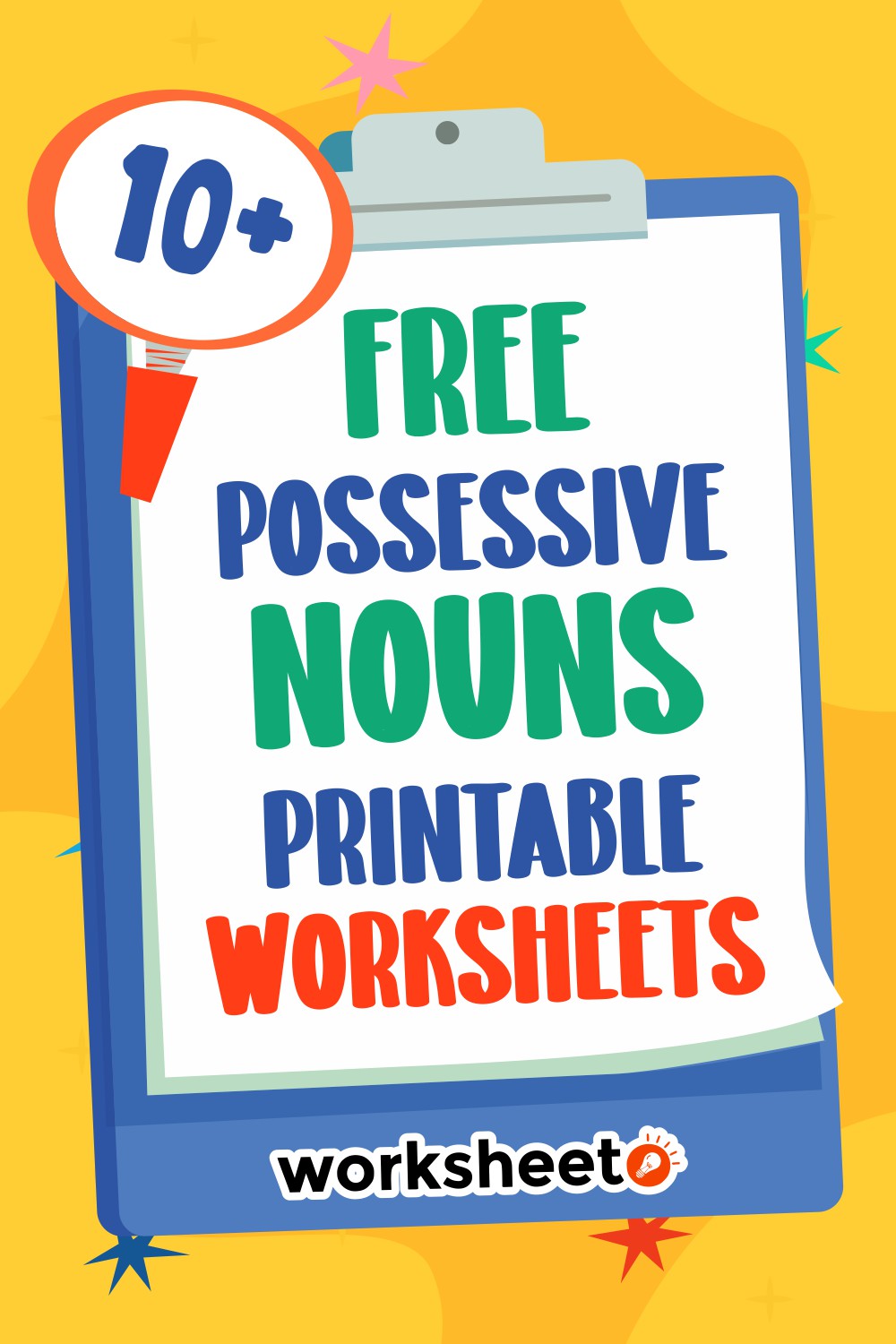 Free Possessive Nouns Printable Worksheets