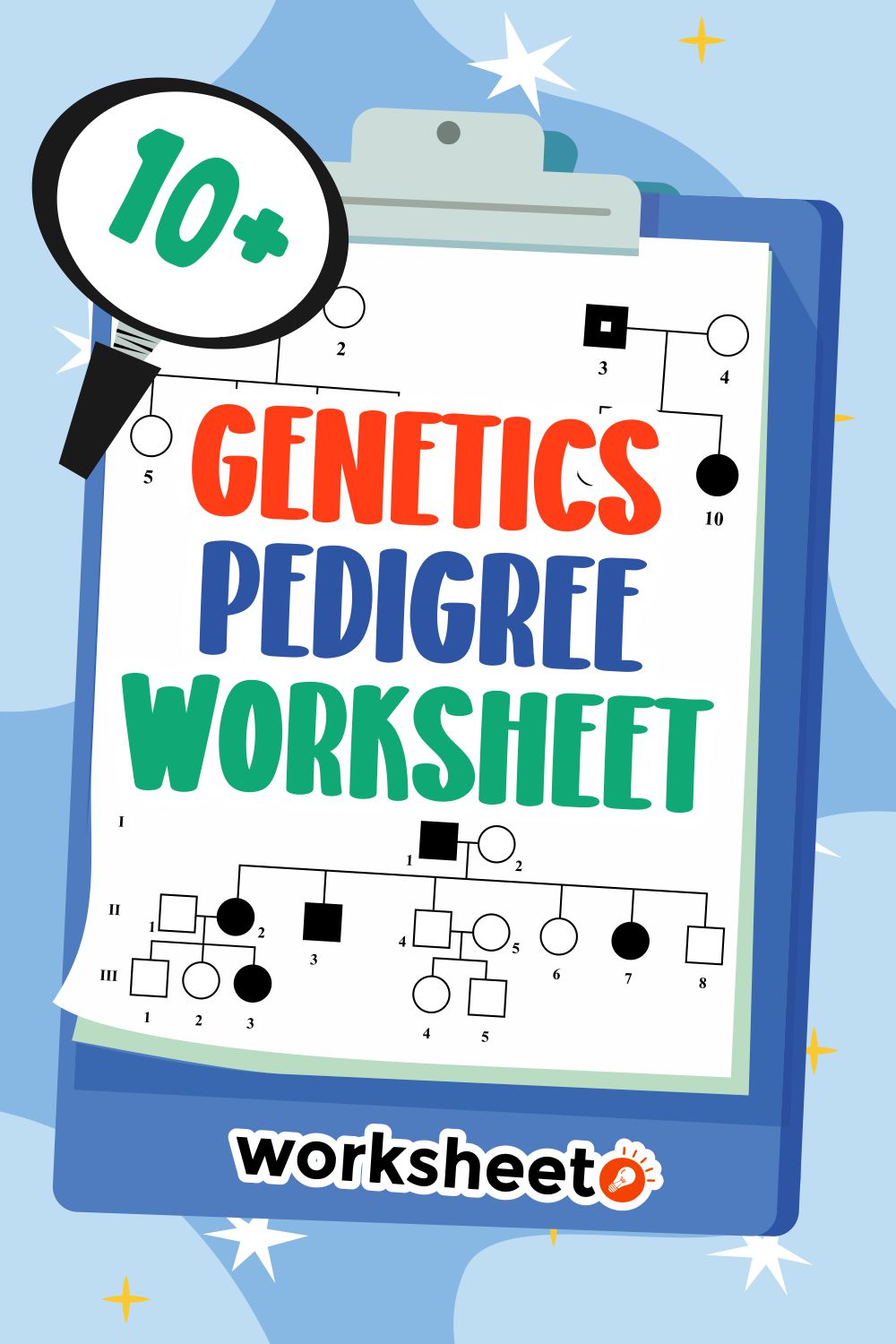 Genetics Pedigree Worksheet