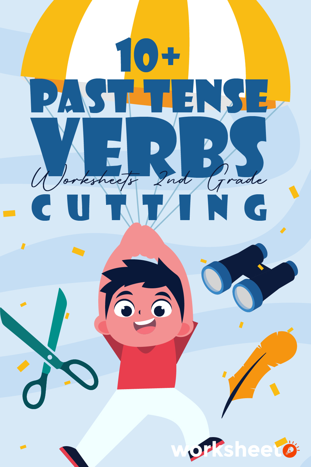 Past Tense Verbs Worksheets 2nd Grade Cutting