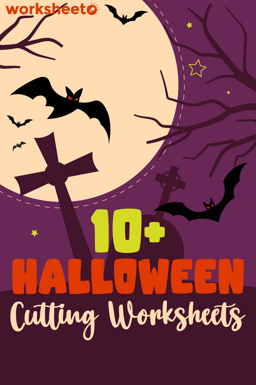 Halloween Cutting Worksheets