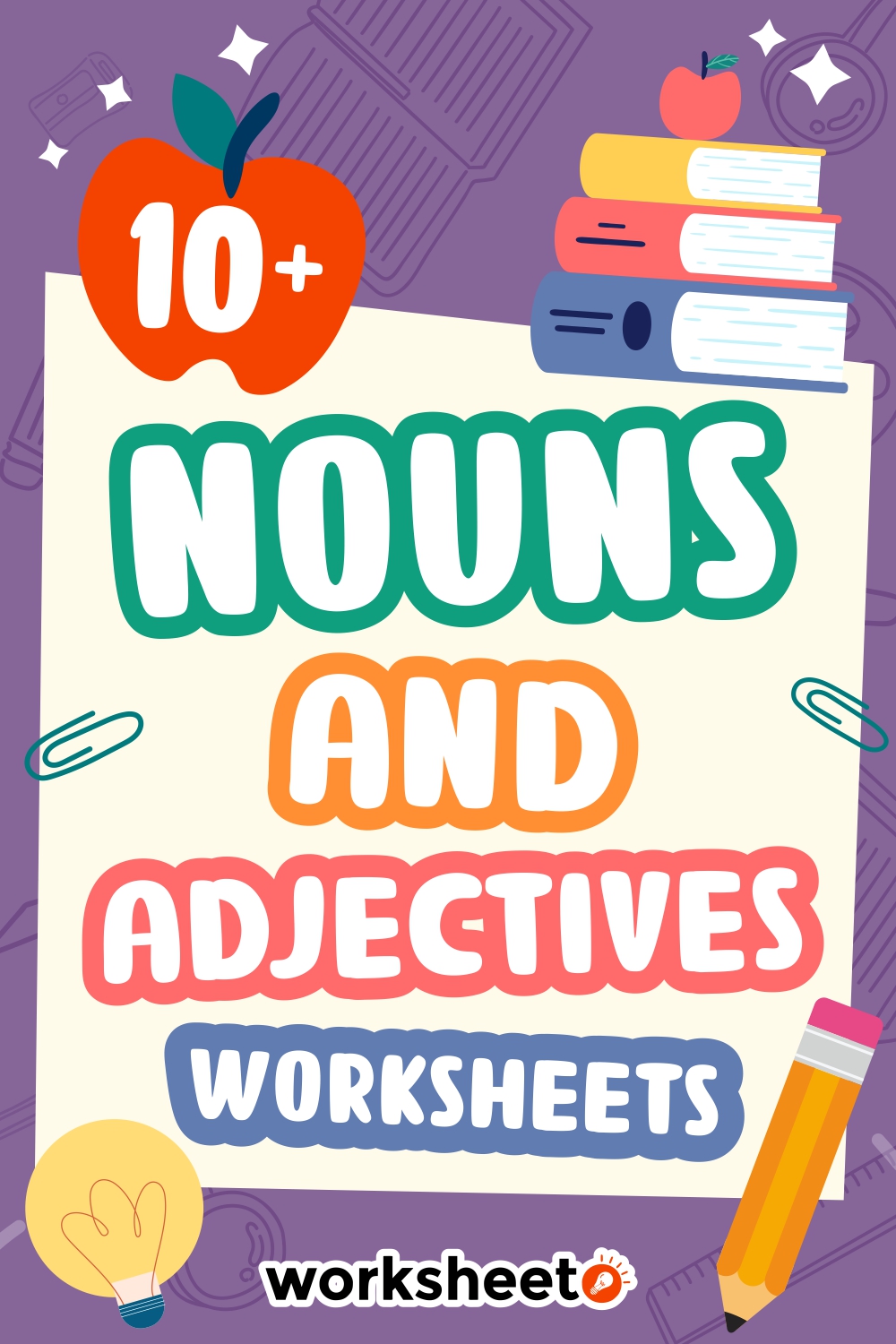 Nouns and Adjectives Worksheets