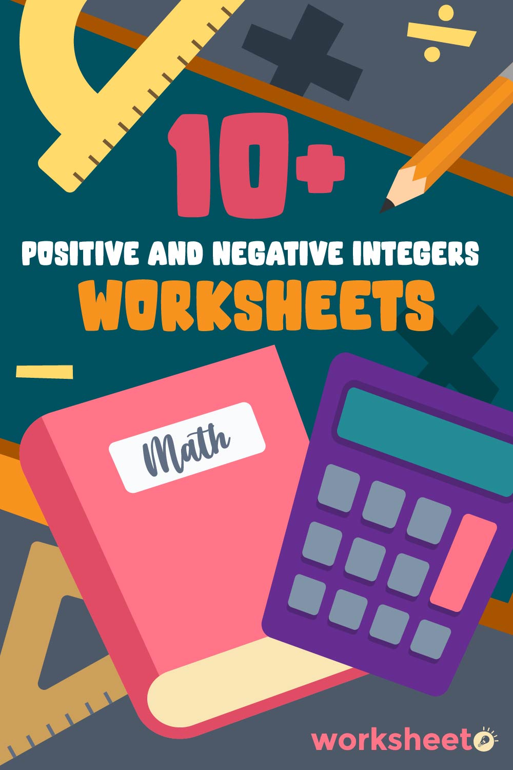 Positive and Negative Integers Worksheets