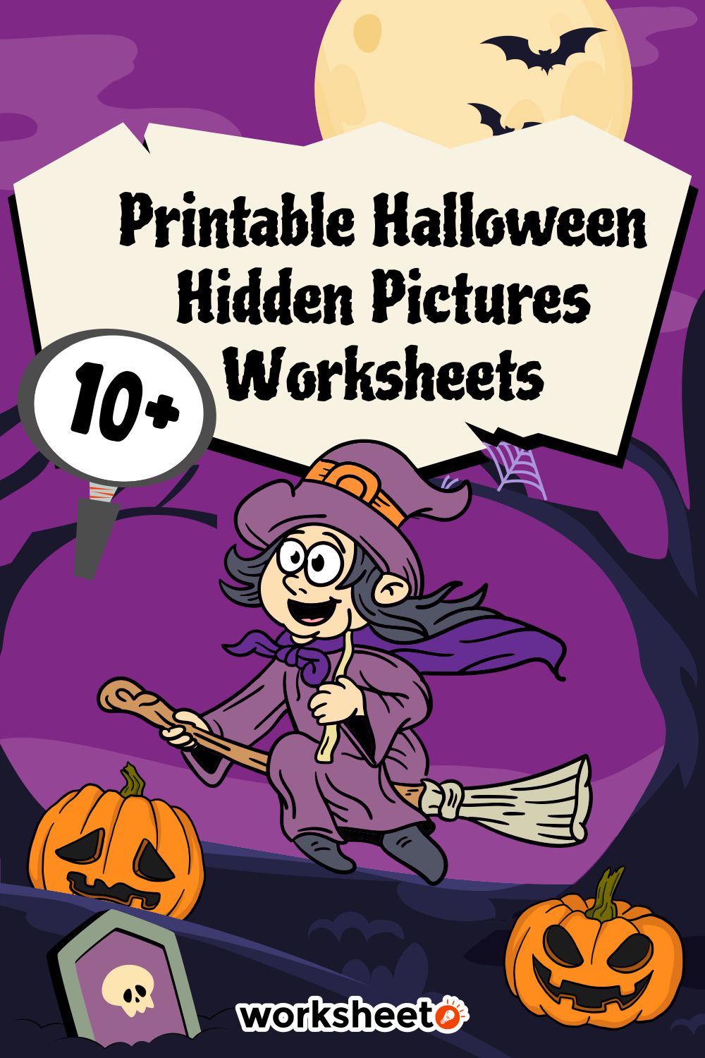 Printable Halloween Hidden Pictures Worksheets