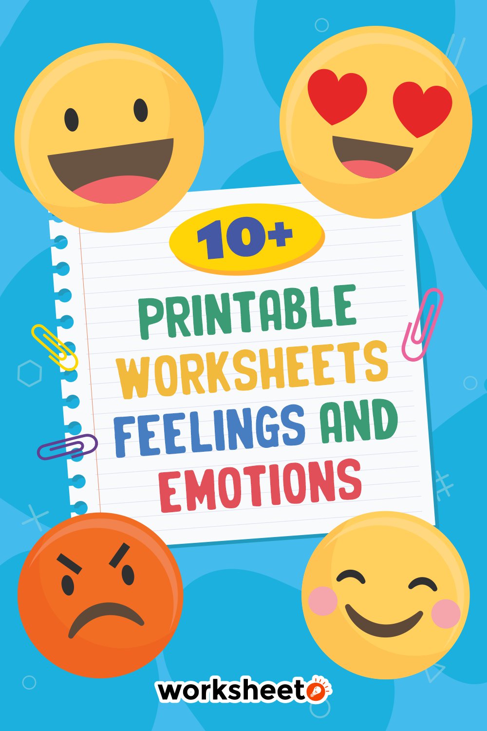 Printable Worksheets Feelings and Emotions