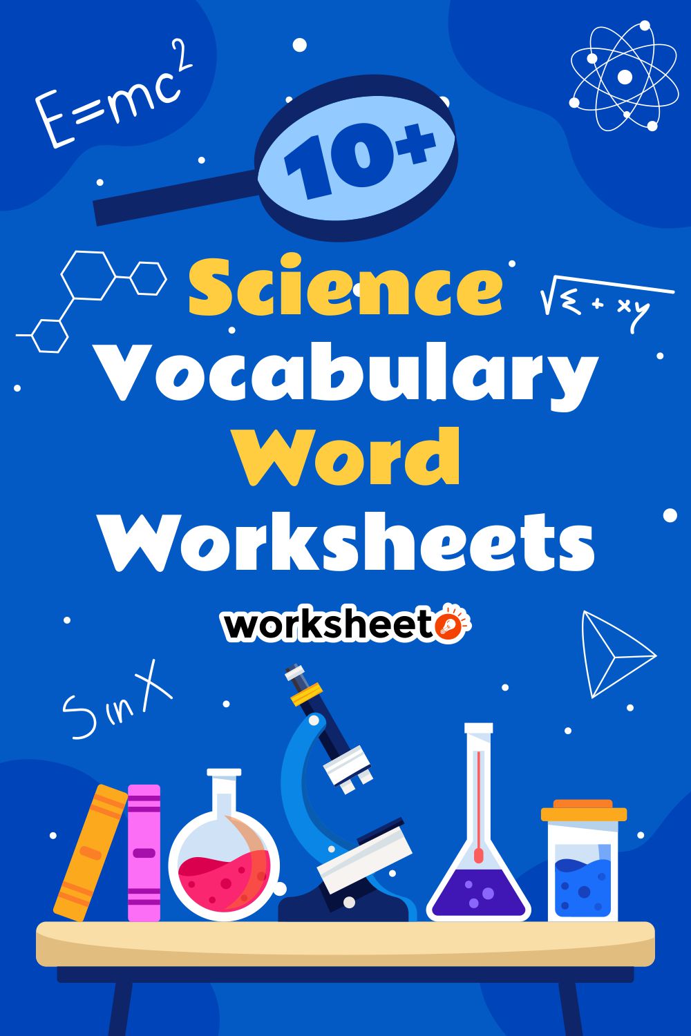 Science Vocabulary Word Worksheets