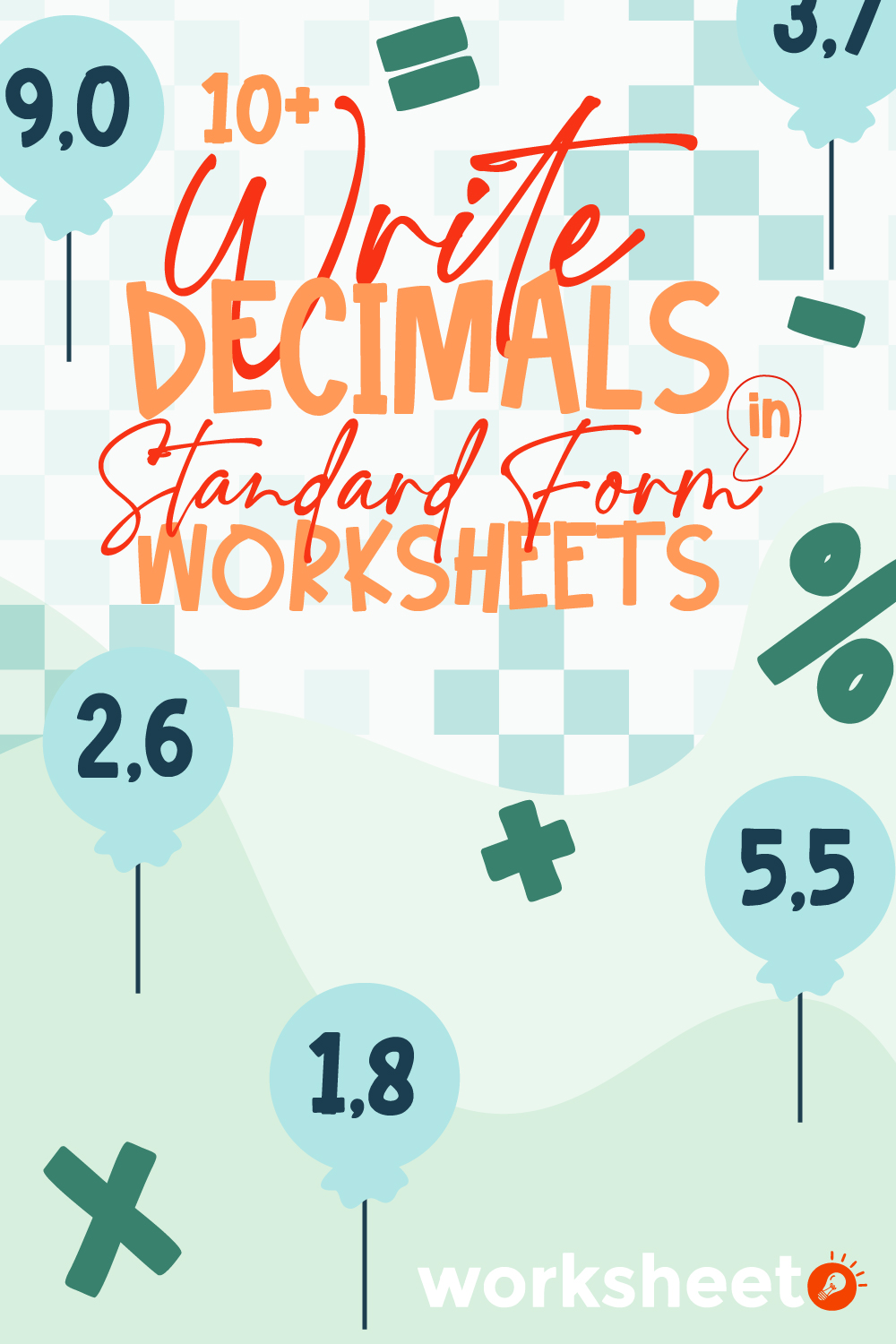 12 Images of Write Decimals In Standard Form Worksheets