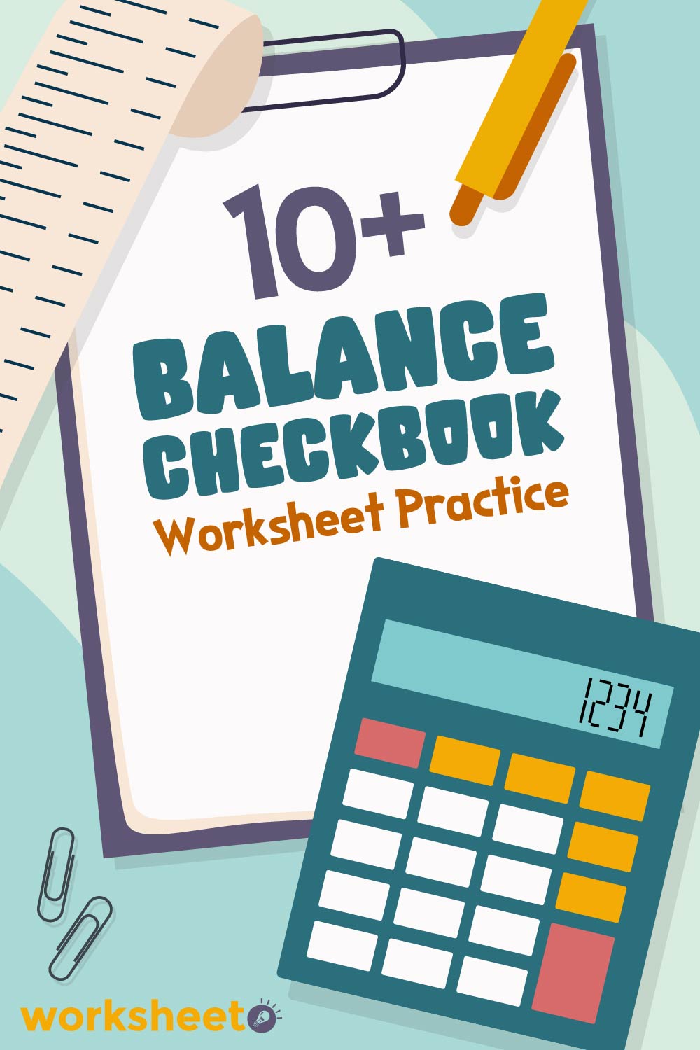 Balance Checkbook Worksheet Practice