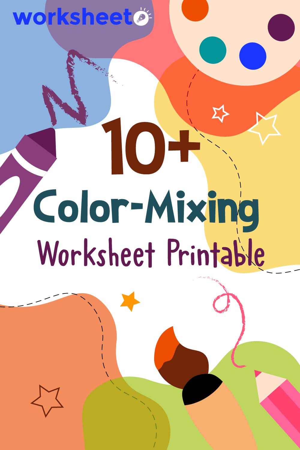 Color-Mixing Worksheet Printable