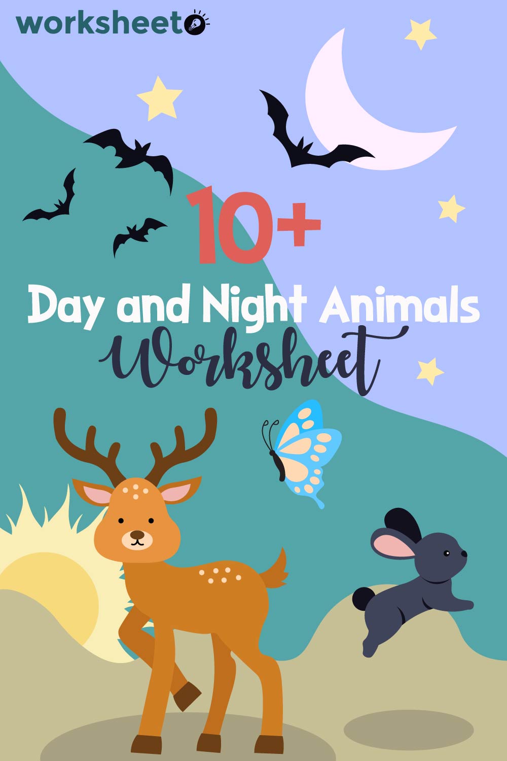 Day and Night Animals Worksheet