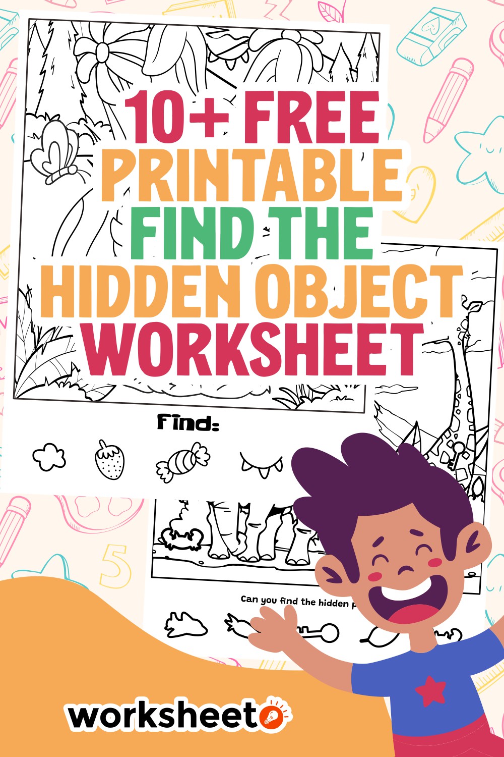 Free Printable Find the Hidden Object Worksheet