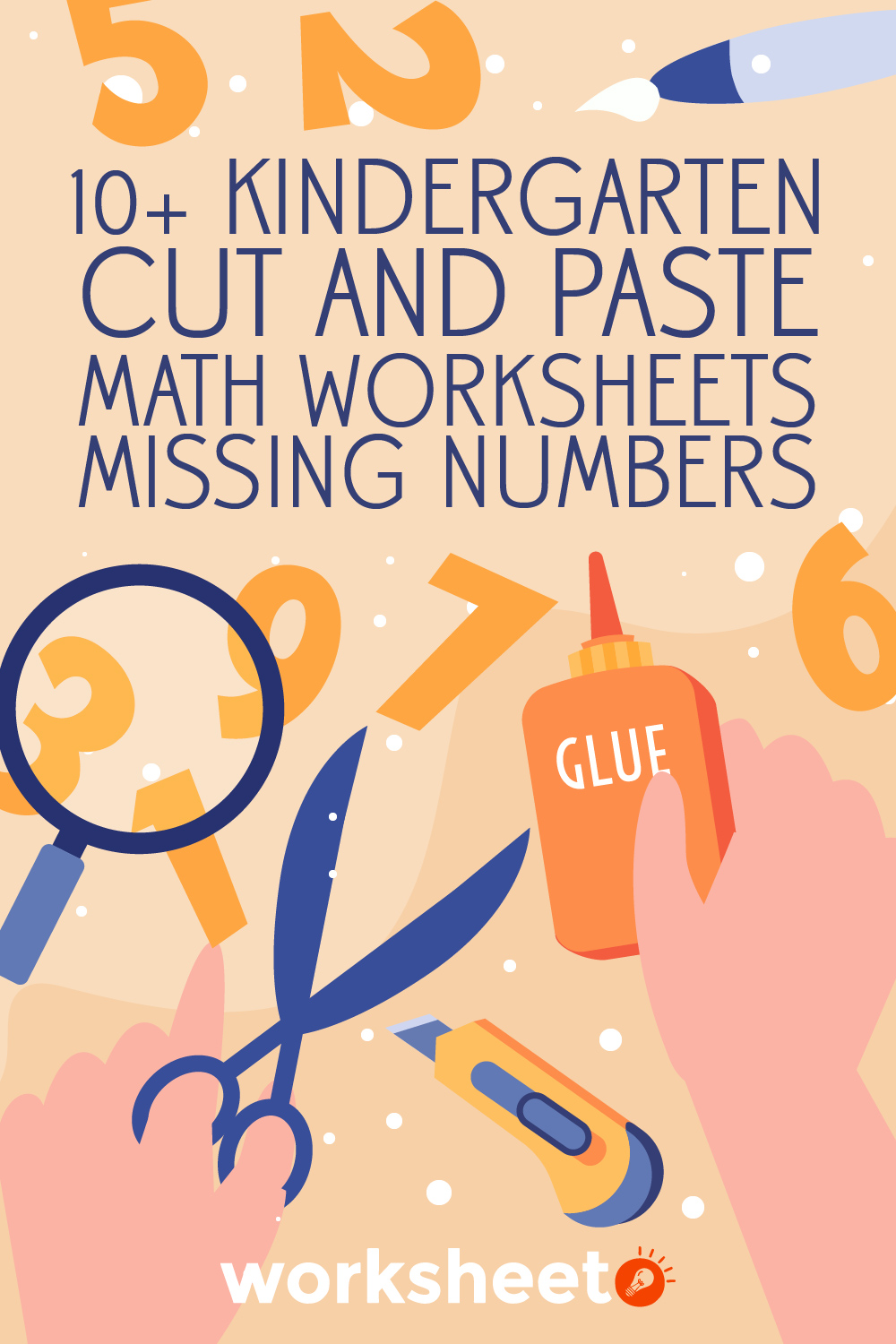 17 Images of Kindergarten Cut And Paste Math Worksheets Missing Numbers