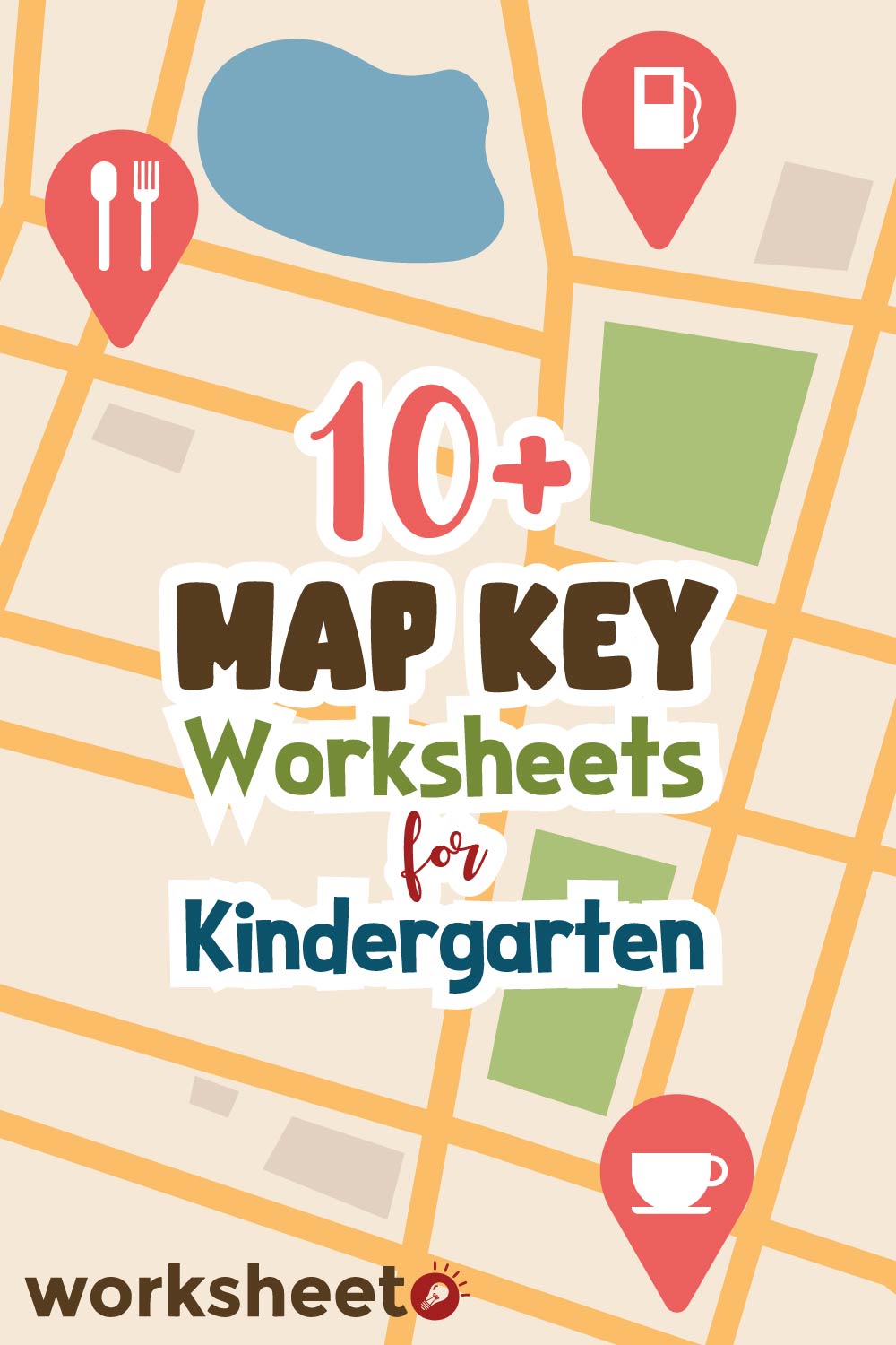 Map Key Worksheets for Kindergarten