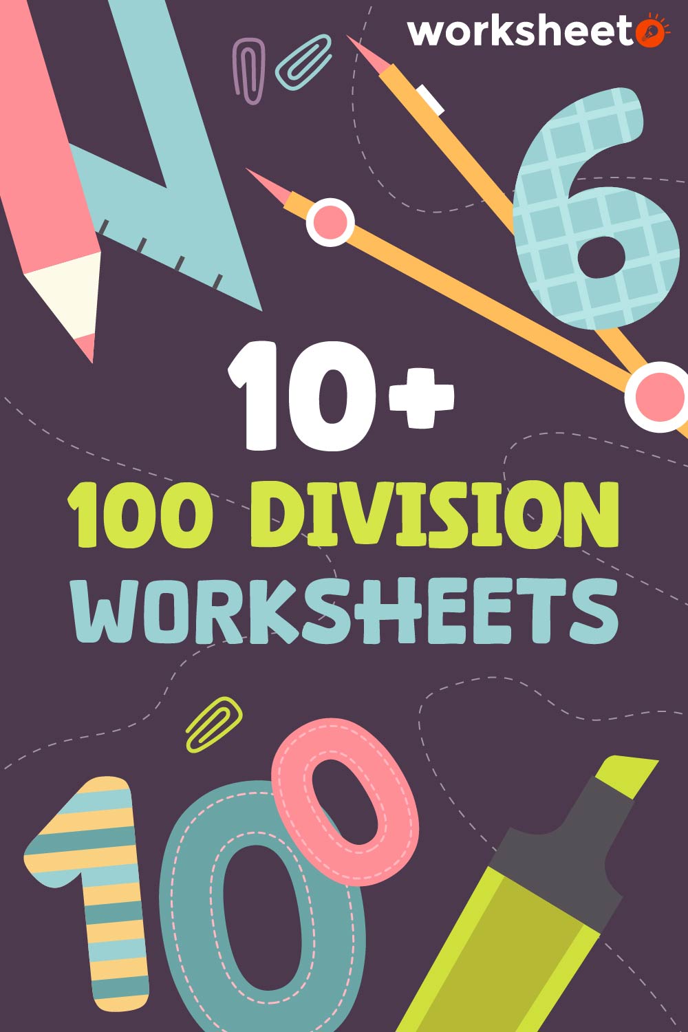 100 Division Worksheets