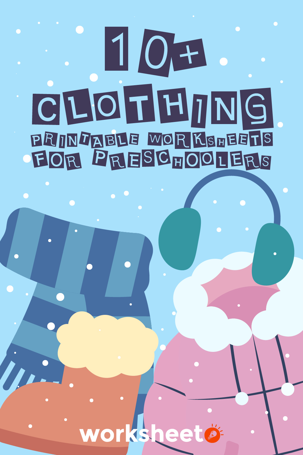 Clothing Printable Worksheets for Preschoolers