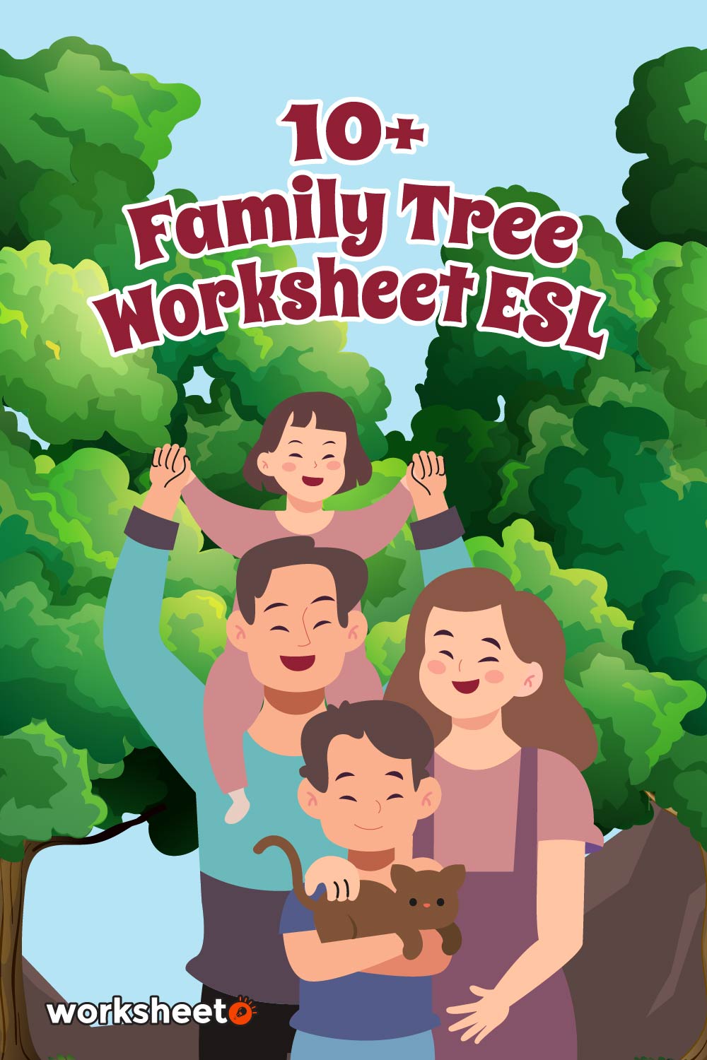 Family Tree Worksheet ESL