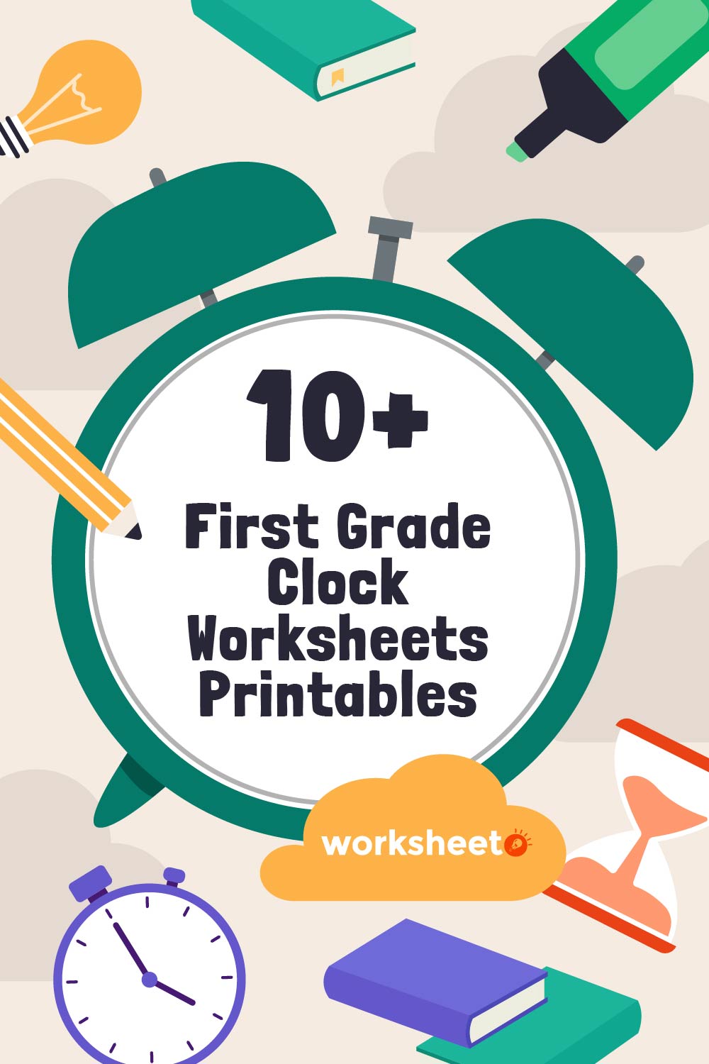 First Grade Clock Worksheets Printables