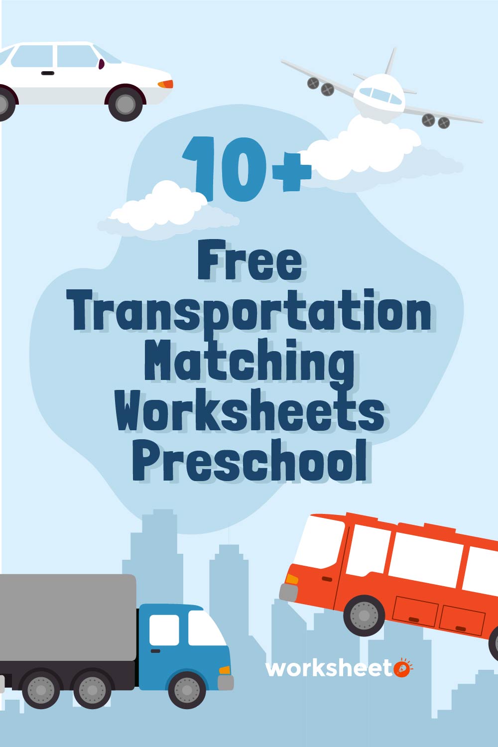 Free Transportation Matching Worksheets Preschool