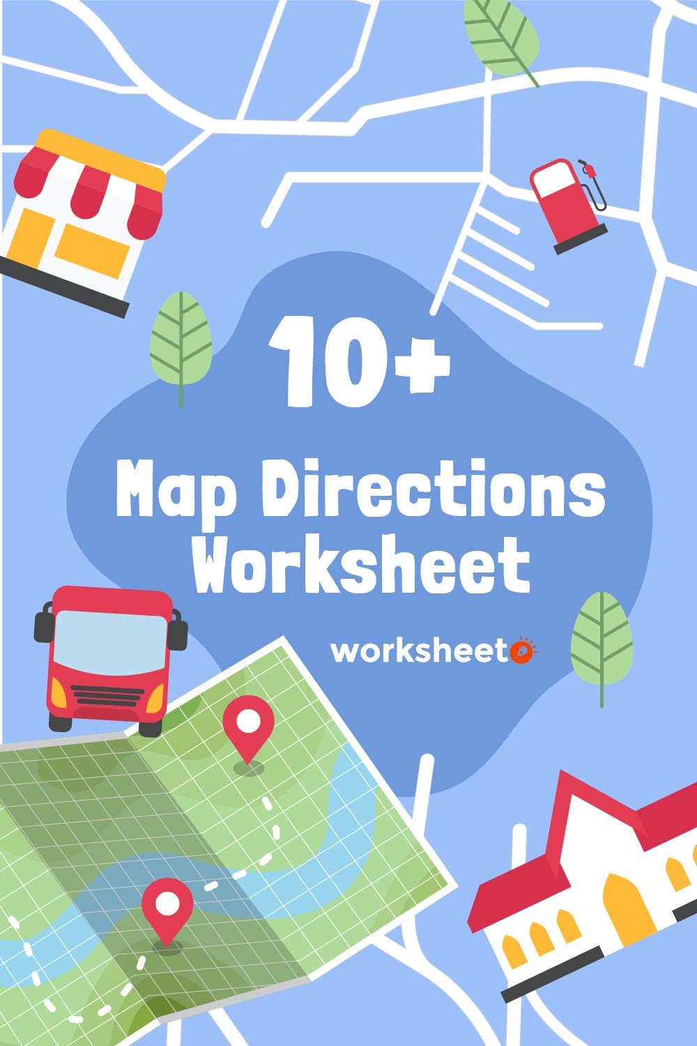 17 Images of Map Directions Worksheet