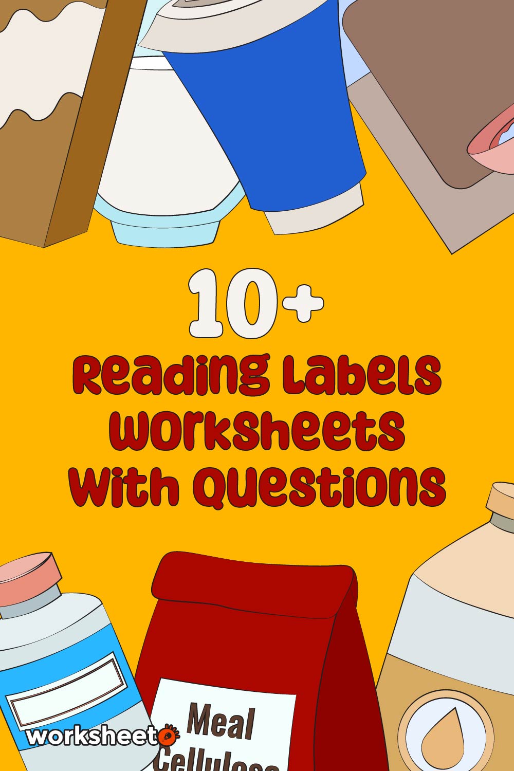 Reading Labels Worksheets with Questions