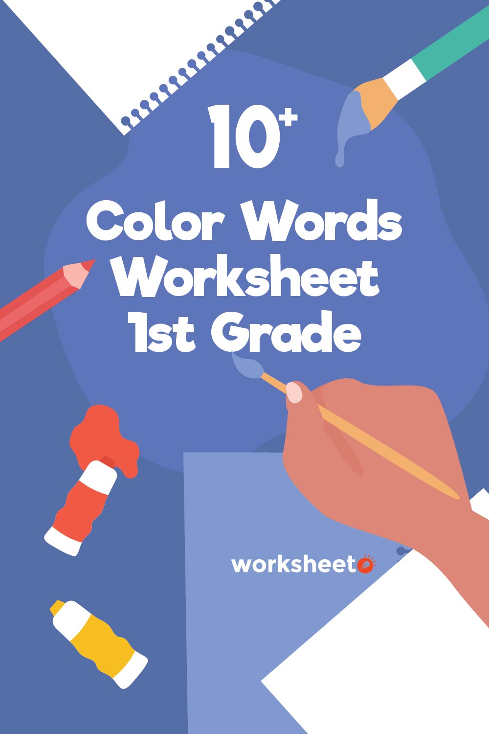 17 Images of Color Words Worksheet 1st Grade