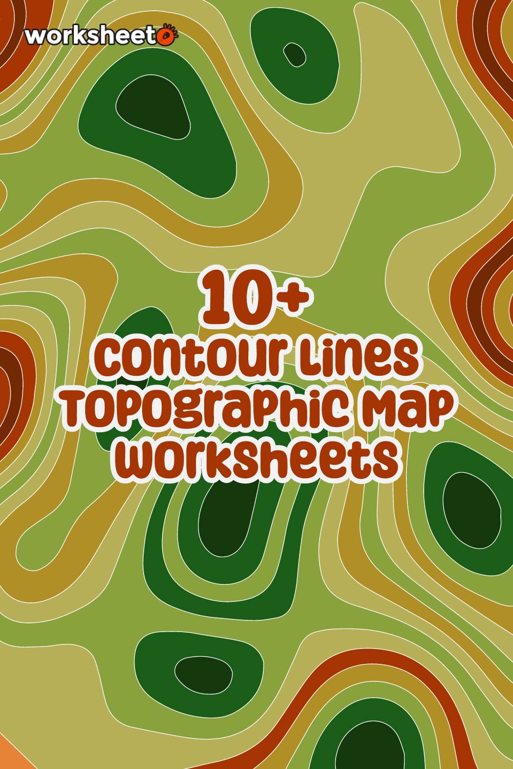 14 Images of Contour Lines Topographic Map Worksheets