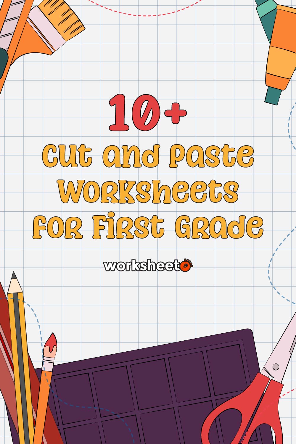 Cut and Paste Worksheets for First Grade