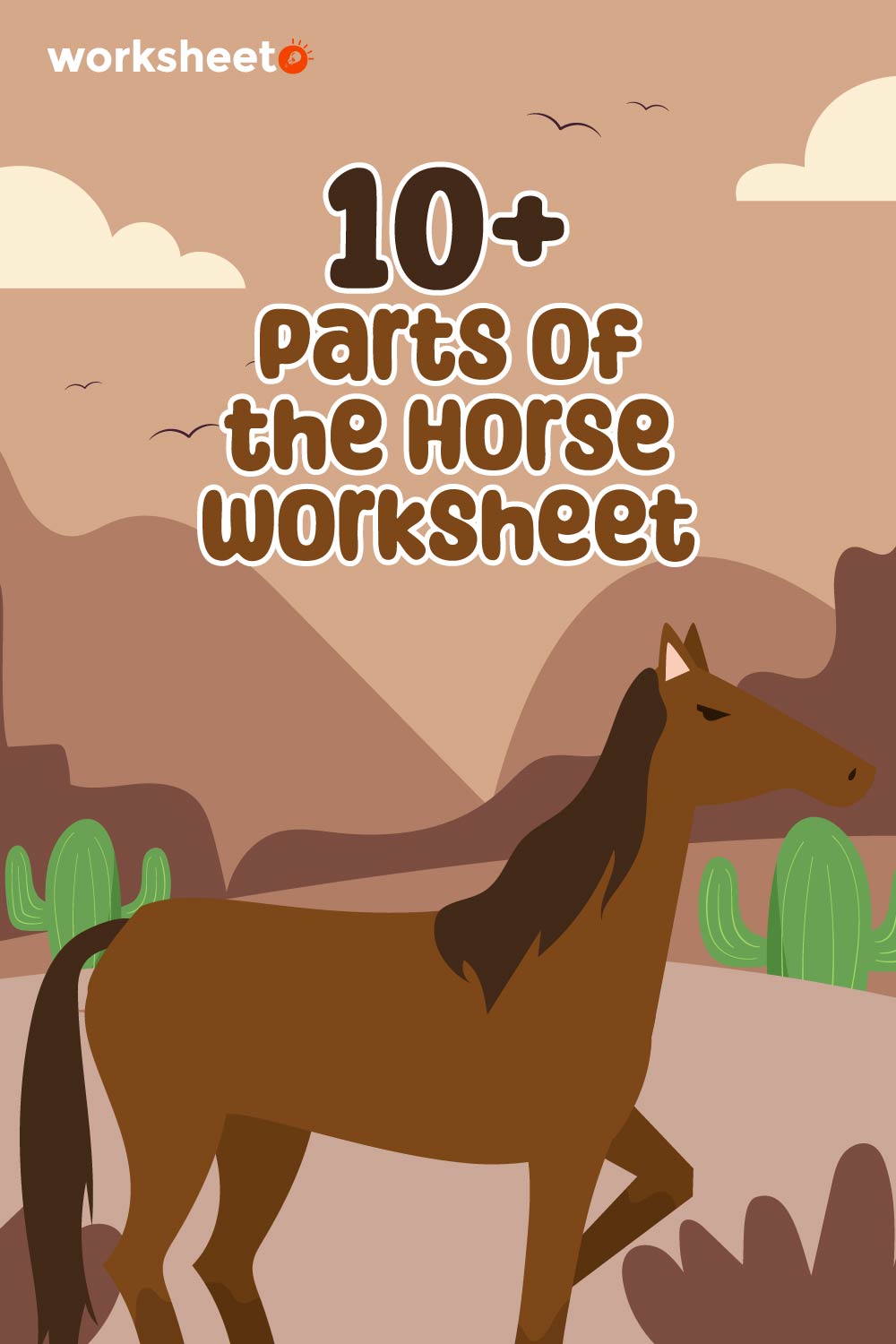 Parts of the Horse Worksheet