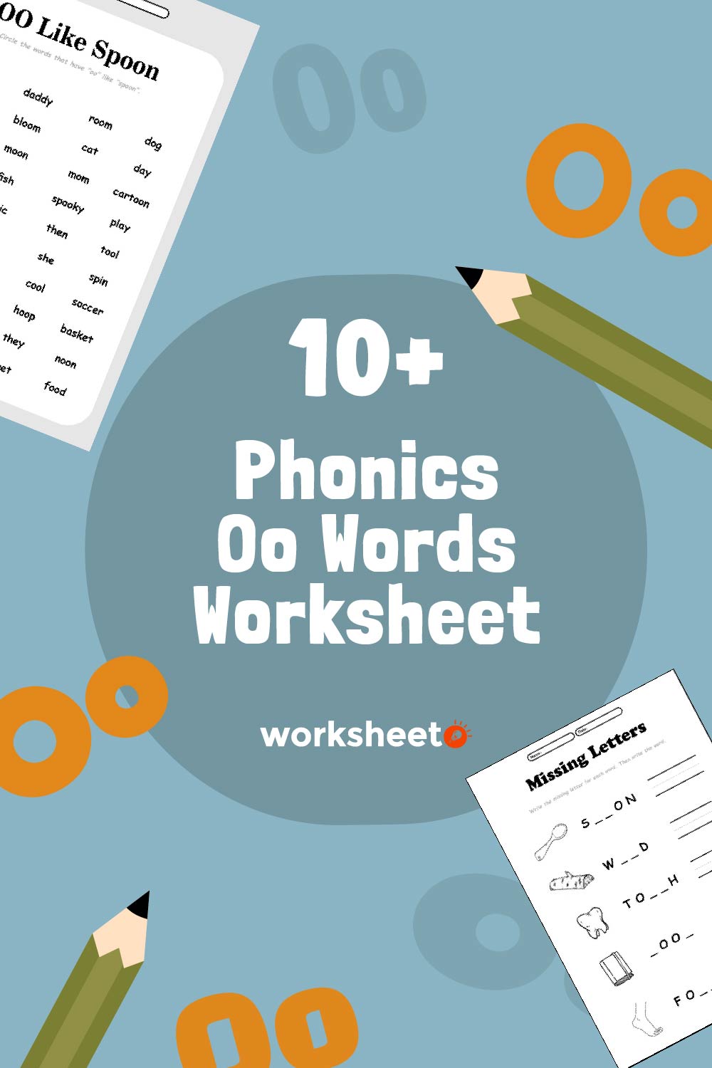 Phonics Oo Words Worksheet