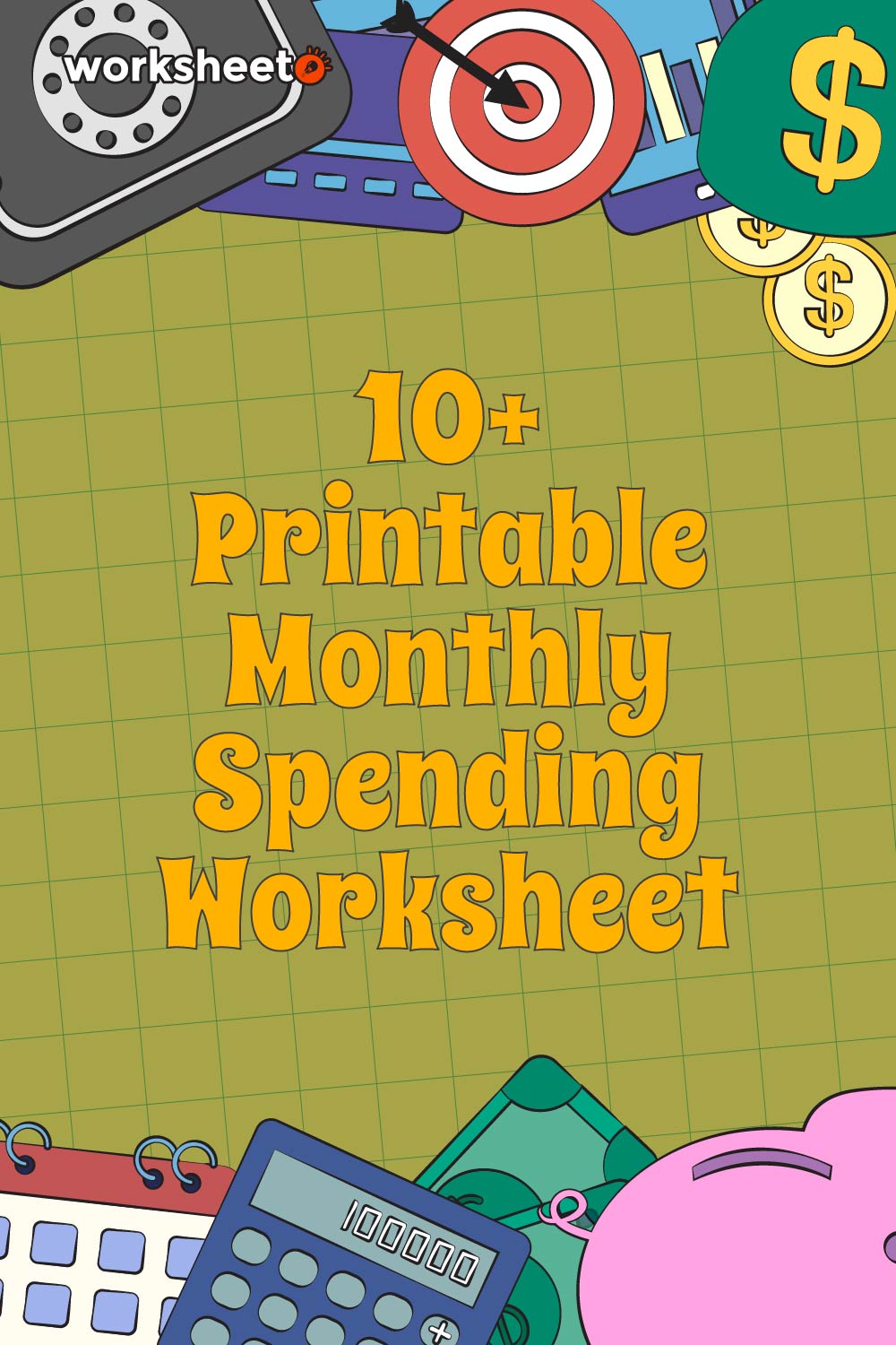 Printable Monthly Spending Worksheet